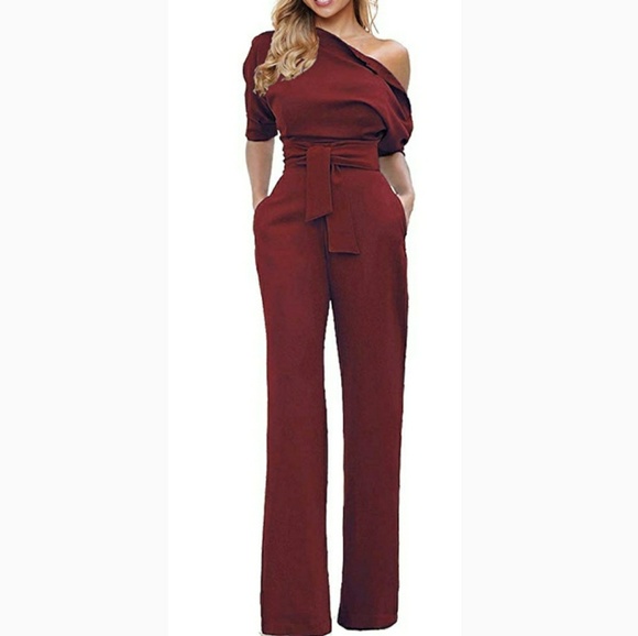 🆕⭐Wine red jumpsuit romper⭐ - Picture 5 of 8
